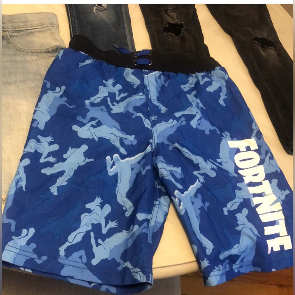 Fortnite swim trunks